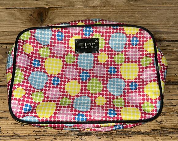 Nine West Handbags - Nine West Large Multicolored Cosmetic Bag